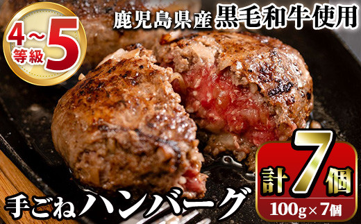 手ごねハンバーグ(計800g・100g×8個)