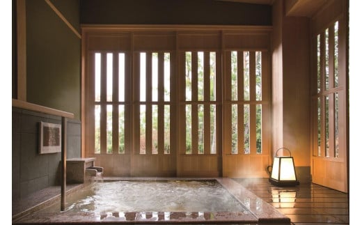 【迎賓庵 あけくれ】月・水・祝日限定 1泊2食付 ペア 宿泊券《露天風呂付和室ベッド》