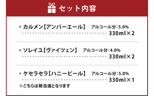 不知火海浪漫 麦酒 3種 5本セット