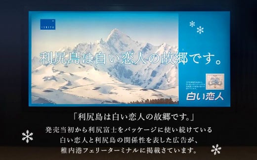 白い恋人 【白い恋人に描かれた利尻山】白い恋人（ホワイト＆ブラック）54枚缶入 お菓子 おやつ クッキー食べ比べ 焼き菓子 クッキー缶 北海道 お土産