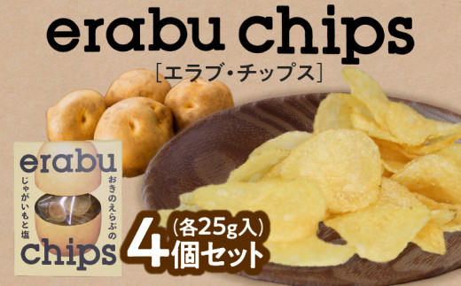 erabu chips 4個セット　C068-001-01