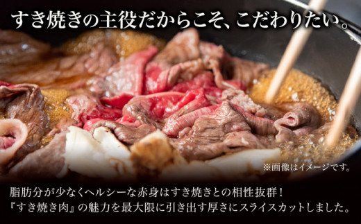 和歌山産 高級和牛 熊野牛 赤身すき焼き用 約600g エバグリーン《30日以内に出荷予定(土日祝除く)》 和歌山県 日高町 熊野牛 牛 うし 牛肉 熊野牛 和牛 高級