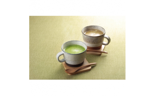 ＜累計40万本突破!＞宇治茶を使用した抹茶カプチーノ・ほうじ茶カプチーノ詰合せ【1250082】