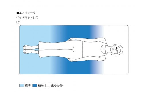 T179 エアウィーヴ ベッドマットレス L01 クイーン ( 愛知県 大府市 エアウィーヴ エアウィーブ )