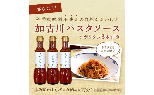 加古川パスタギフトセット《 パスタ 乾麺 国産小麦 国産 ギフトセット 詰め合わせ プレゼント 贈り物 スパゲッティ パスタソース ナポリタン ピザソース アレンジ 保存食 麺 加古川市 送料無料 ギフト 贈答用 八幡営農 オーマイ お歳暮 御歳暮 》【2401H04606】