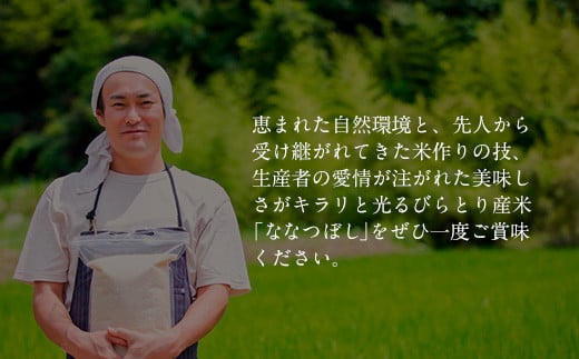 北海道で１番人気！「ニシパの恋人」ななつぼし10㎏ ふるさと納税 人気 おすすめ ランキング ニシパの恋人 ななつぼし お米 米 ご飯 白米 おいしい 北海道 平取町 送料無料 BRTH014