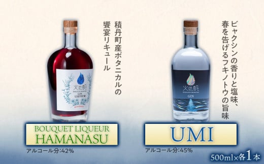 ジン 北海道 積丹 酒 アルコール 火の帆 HONOHO 500ml 5本