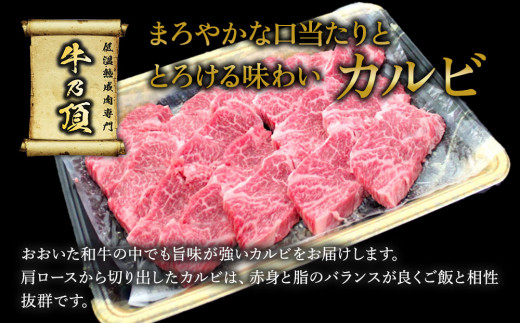 おおいた和牛 カルビ焼肉 600g 牛肉 和牛 ブランド牛 黒毛和牛 赤身肉 焼き肉 焼肉 バーベキュー 大分県産 九州産 津久見市 熨斗対応