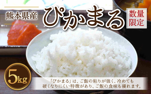 【数量限定】【低アミロース米】熊本県産 ぴかまる 5kg