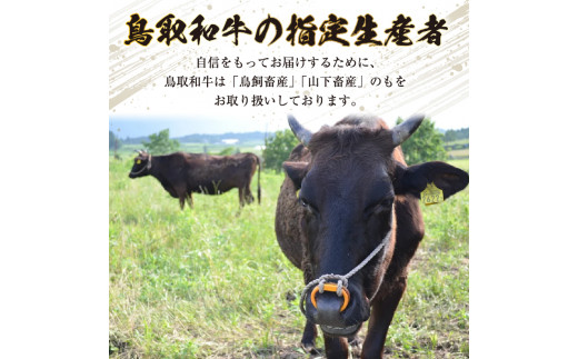 ６４３．鳥取和牛サーロイン　しゃぶしゃぶ・すき焼き用　500g  化粧箱入り
※着日指定不可