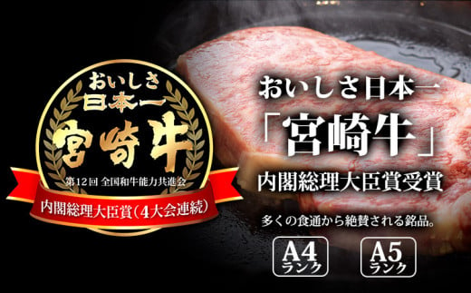 日本一美味しい「宮崎牛」の赤身肉ステーキ(400g) 内閣総理大臣賞4大会連続受賞のお肉 ブランド牛 黒毛和牛 ヘルシーな牛肉 [和牛 国産牛肉 黒毛和牛] TF0558-P00020