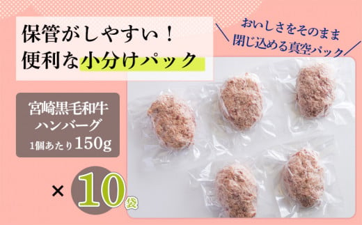 黒毛和牛100% ハンバーグステーキ (10個) 国産牛100% 国産 牛肉 日本産のお肉 お惣菜 一人暮らし 1人暮らし 独り暮らし 時短調理 時短料理 簡単調理 簡単料理 送料無料 14000円 1万円台 TF0740-P00064