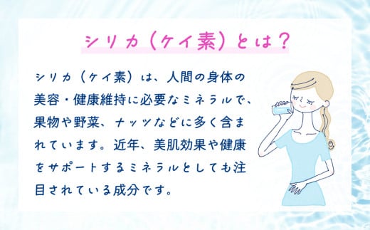 [定期便 6ヶ月] 天然 シリカ 水 525ml × 40本 ＜シリカちゃん〜玖珠の天然水〜＞ ラベルレス 天然水 シリカ水 ミネラルウォーター 国産