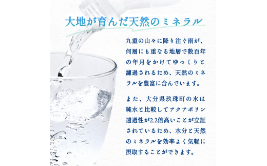 [定期便 6ヶ月] 天然 シリカ 水 525ml × 40本 ＜シリカちゃん〜玖珠の天然水〜＞ ラベルレス 天然水 シリカ水 ミネラルウォーター 国産