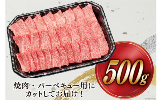 牛肉 焼肉 宮崎牛 カルビ焼肉 500g [レグセントジョイラー 宮崎県 美郷町 31bb0015] 肉 黒毛和牛 カルビ 焼き肉 冷凍 BBQ バーベキュー A4 A5 にく 牛