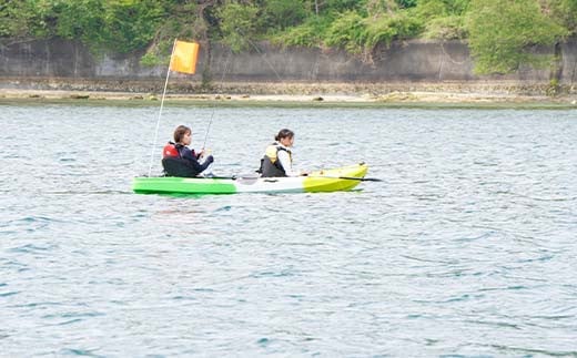 山田湾シーカヤック クルーズ券 3名分【ジオトレイル カヤック フードプログラム】三陸山田 山田町 海 釣り 体験 マリンスポーツ マリンツーリズム マリンレジャー Geotrail EFRICA  APIA YD-680