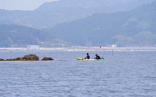 山田湾シーカヤック クルーズ券 3名分【ジオトレイル カヤック フードプログラム】三陸山田 山田町 海 釣り 体験 マリンスポーツ マリンツーリズム マリンレジャー Geotrail EFRICA  APIA YD-680