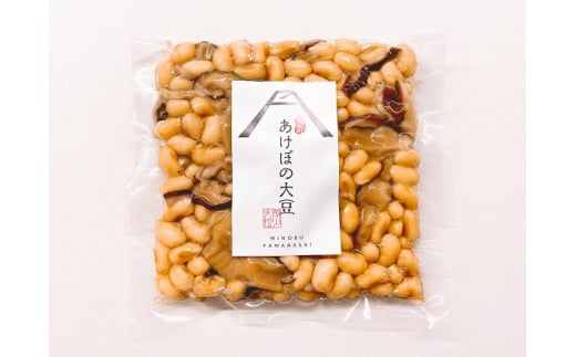 あけぼの大豆の椎茸煮（4袋セット）[№5530-0243]