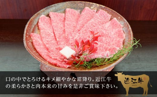 【着日指定必須】近江牛　すき焼き・しゃぶしゃぶ用　５００ｇ