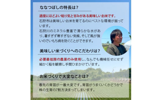 140057002 地物市場とれのさと ななつぼし無洗米 10kg    