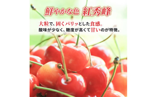 北海道 仁木町産 サクランボ 紅秀峰 600g 厳選品  松山商店