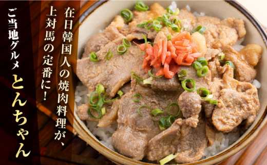 【全6回定期便】上対馬名物 村元のとんちゃん 650g × 6個 セット《対馬市》【村元食肉センター】[WAU015] とんちゃん 豚肉 豚肩ロース 味付き 焼肉 ご当地 B-1グランプリ 味付き肉