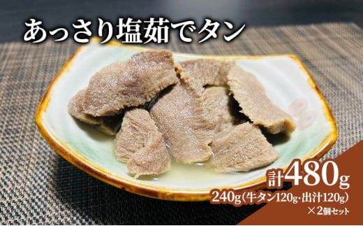 あっさり塩茹でタン 120g×2個 塩 牛タン 冷凍 ギフト 塩タン 肉 贈り物 絶品 タンシチュー 牛タンカレー おでん 塩茹で 岩沼市 [№5704-0713]