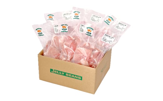 ＜小分けで便利＞国産 元気豚 切り落とし 3kg(500g×6袋)　千葉県産三元豚　パラパラ凍結【1032617】