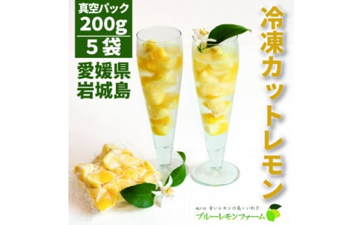 瀬戸内産 カットレモン冷凍　200g×5パック＜冷凍便＞数量限定【1510157】