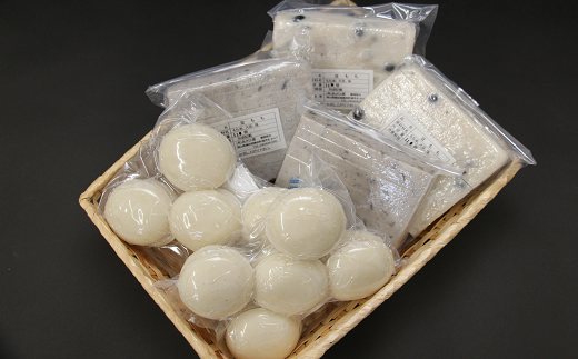 丸もち・豆もち・豆もち（黒豆クラッシュ）（3種セット500g×6袋）_【12月から2月下旬発送】_A40