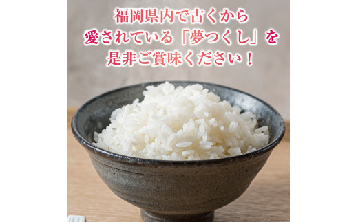 令和6年産 福岡県産 ブランド米「夢つくし」無洗米 計20kg [a8249] 株式会社 ゼロプラス 【返礼品】添田町 ふるさと納税