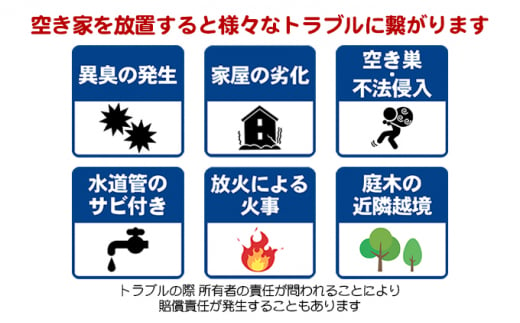 空き家管理サービスin小豆島　まるごとサポートおためし3回/年（土庄町内の物件に限る）