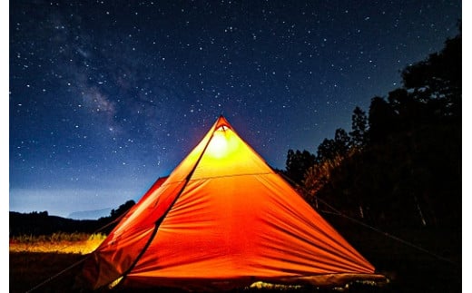 よく晴れた日の夜はキレイな星空が見えますよ！