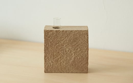 ＜BEAMS JAPAN監修＞　Clay Flower Vase(SAND)【1553291】