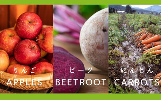 【信州産】「ABCジュース」６本セット（Apple + Beetroot + Carrot）[№5659-1452]