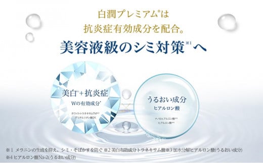 ロート製薬【肌ラボ 白潤プレミアムしっとりタイプ】化粧水＋乳液4点セット（各ボトル＋つめかえ用）