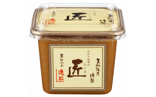 044-002　＜ 味噌 ＞　天然醸造味噌　匠　500g (6個セット)