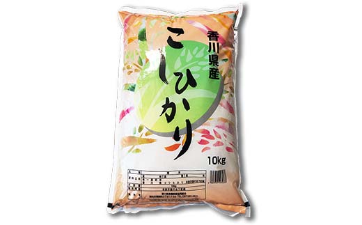 令和6年度産 新米 香川県琴平産コシヒカリ 10kg 《入金後2週間以内に発送》 銘柄米 ブランド米 国産 こしひかり コシヒカリ 米 精米 お米 ライス ギフト 贈り物 四国 F5J-602