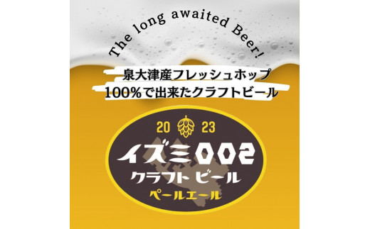 イズミ002クラフトビール ペールエール 330ml×6本×4セット ※2025年2月上旬～3月下旬頃に順次発送 ※離島への配送不可