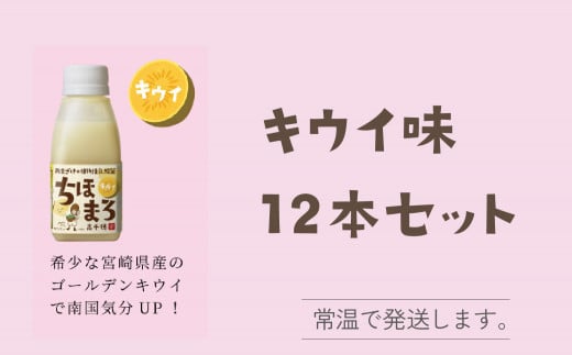 人気の乳酸菌入り甘酒！国産ゴールデンキウイを使用した爽やかなキウイ味12本セット