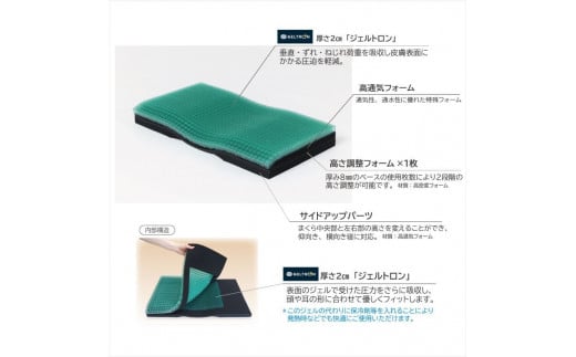 枕 ジェルトロン ピロー スーパーLOW α 寝具 まくら マクラ ジェル 洗える 低い 低め 低い枕 高さ調整 高さ調節 横向き 横 睡眠 快眠 肩こり 首こり ギフト プレゼント 贈答 贈答用 敬老の日 介護 新生活 引っ越し おすすめ 京都 舞鶴