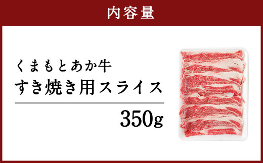 くまもと あか牛 すき焼き用 ネックスライス 350g