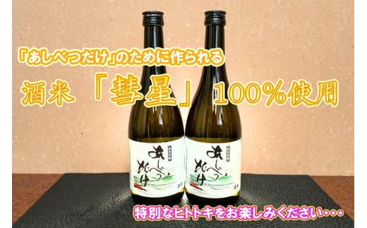 【芦別産彗星米使用】純米吟醸 あしべつだけ 720ml×2本(日本酒・お酒) 北海道 芦別市 早坂商店 [№5342-0154]