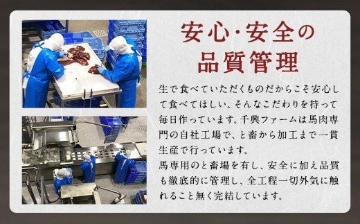 馬刺し 復興福袋 6種類セット 500g 馬刺しのタレ付き 食べ比べ