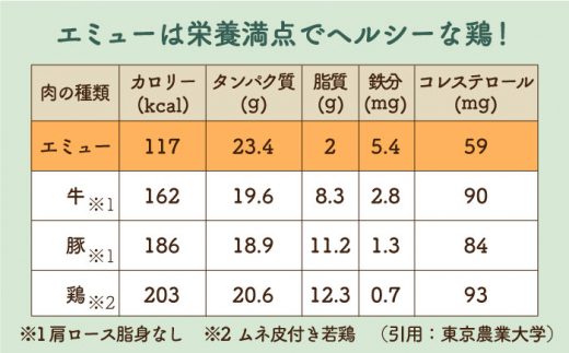 シニア犬＆幼犬の無添加おやつ☆燻製の香りがたまらないチキン＆エミュージャーキー各2個【わんこin食堂】/吉野ヶ里町 [FCG077]