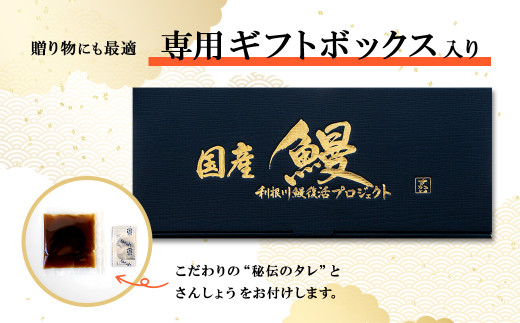 K2185 【2024年12月月内発送】国産 うなぎ 蒲焼 2尾 (350g以上) タレ 山椒付き