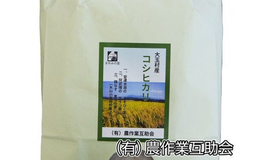 米 定期便 コシヒカリ 30kg ( 5kg × 6ヶ月 )  福島県 大玉村 農作業互助会 ｜ 新米 白米 こめ ごはん こしひかり 精米 定期 6回 コメ ｜ gj-kh05-t6-R6