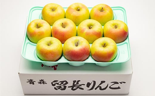 ぐんま名月 特選（大玉） 約3kg ［9～10個入］ 【留長果樹園】青森りんご りんご リンゴ 林檎 アップル ぐんま名月 フルーツ 果物 くだもの あおもり 青森 青森県 南部町 三戸 南部 F21U-371