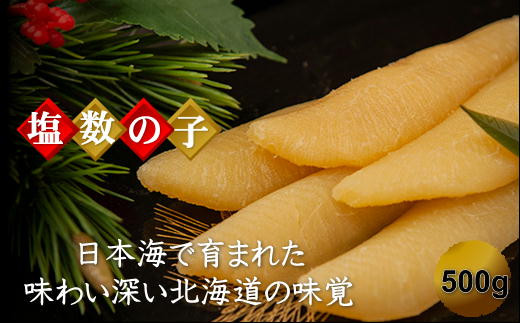 6-017-006　北海道産塩数の子 500g（10本～14本入）【10月～発送】