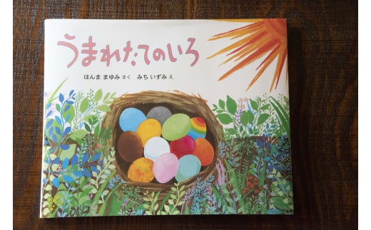 ニセコ町在住絵本作家の創作絵本と木工玩具（カラカラ）のセット【07103】